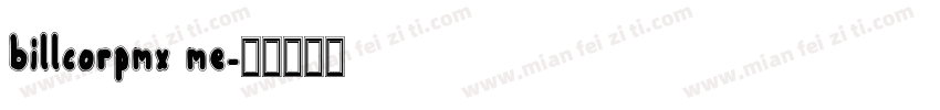 billcorpmx me字体转换